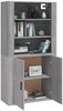 vidaXL Highboard Grau Sonoma Holzwerkstoff 3185365 Bild 5