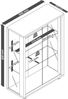 VCM Sintalo 912486 H. 80 x B. 60 x T. 25 cm Bild 3