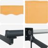 vidaXL Manuelle Gelenkarmmarkise mit LEDs Sand 3425632 Bild 3