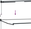 vidaXL Manuelle Gelenkarmmarkise mit LEDs Sand 3425632 Bild 5