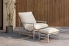Luxusbetten24 Gartenlounge-Sessel Lissi, mit Stahlrahmen, stabil bis 160kg Bild 2