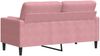 vidaXL 2-Sitzer-Sofa mit Zierkissen Rosa 140 cm Samt 3278222 Bild 5