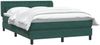 vidaXL Boxspringbett mit Matratze Dunkelgrün 160x220 cm Samt 3317910 Bild 3