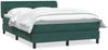 vidaXL Boxspringbett mit Matratze Dunkelgrün 160x220 cm Samt 3317910 Bild 2