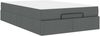 vidaXL Bettgestell mit Matratze 2 pcs Dunkelgrau Stoff 3399481 Bild 5