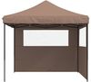 vidaXL Party-Zelt Braun 292 x 292 x 315 cm Oxford-Stoff 42023559 Bild 3