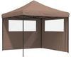 vidaXL Party-Zelt Braun 292 x 292 x 315 cm Oxford-Stoff 42023559 Bild 2