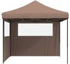 vidaXL Party-Zelt Braun 292 x 292 x 315 cm Oxford-Stoff 42023559 Bild 5