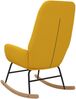 vidaXL Schaukelstuhl Senfgelb Stoff 341260 Bild 5