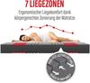 Kaltschaummatratze Neuheit: Paradies Prolife Supreme, Testsieger Stiftung Warentest, Paradies, 22 cm hoch, Note GUT (2,2), getestet in 90x200 cm, Härtegrad 3 Bild 4
