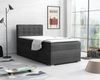 Deine Möbel 24 Boxspringbett JUNG 3 Polsterbett Jungendbett inkl. Matratzen H3 / H4 inkl. Topper (Boxbett für Jugendliche Grau Beige Hellgrau Dunkegrau Anthrazit Schwarz, 3-St, Bonellfederkernmatratze H3 Taschenfederkernmatratze H4), 90x200 100x200 Vel... Bild 5