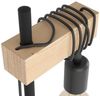 Eglo Tischleuchte Townshend schwarz natur 50 x 17,5 x 15,5 cm Bild 3