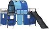 vidaXL Kinder-Etagenbett Uni Schwarz und Blau 107 x 203 cm Metall 42020842 Bild 4