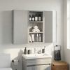 vidaXL Badezimmer-Wandschrank Graues Sonoma 30 x 10 x 60,5 cm 889324 Bild 4