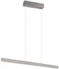 LED Pendelleuchte HELIOS Silber dimmbar & höhenverstellbar bis 150cm, B: 100cm Bild 2