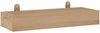 vidaXL Wandregale 2 Stk. 40x15x4 cm Massivholz Teak 340754 Bild 3