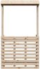 vidaXL Gartenbar mit Dach 112,5x57x195,5 cm Massivholz Kiefer 832534 Bild 4