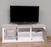 Holz TV-Sideboard weiß im Landhausstil Bild 2