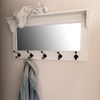 Landhaus Spiegelgarderobe LEA 95cm weiss Shabby-Chic Bild 3
