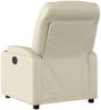 vidaXL Massagesessel mit Relaxfunktion, Kunstleder, Creme 3206053 Bild 4