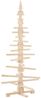 vidaXL Holz-Weihnachtsbaum zur Dekoration 150 cm Massivholz Kiefer 4103971 Bild 2