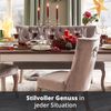 Peill+Putzler Germany 6er Set Rotweinkelche, 350 ml Volumen, mit Pantographie, Kristallgläser mit einem eleganten Design, Weingläser für Wasser, Saft & Cocktail, Trinkgläser Bild 4