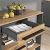 Küchenbuffet Pure Artisan-Eiche/Anthrazit 72.2 x 90.8 cm Vicco Bild 4