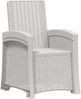 vidaXL Liegesessel Garten Rattan-Optik 2 pcs Weiß und Creme PP 8012024 Bild 3