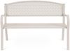 Gartenbank Ettezil aus Metall, klassisch, pulverbeschichtet, Farbe Griz Taupe, für 1–2 Personen Bild 2