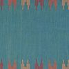Looma 'Delara' Kelim Gashgai handgewebt, Schurwolle Blau, 101x250 cm Bild 5