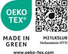 Janine Mako Satin Bettwäsche 2 teilig Bettbezug 155x220 cm Kopfkissenbezug 80x80 cm J. D. 87054-06 salbeigrün jade Bild 3
