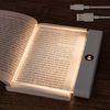 Rosnek LED Leselampe Buchlampe dimmbar mit Timer & 3 Lichtfarben, LED fest integriert, 1200 mAh, transparente Lichtplatte für Bett, Sofa, Büro & Reisen Bild 3