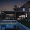Weide E-Deluxe | elektrische Pergola mit LED | Voll Aluminium | 3,6 x 7,2 M | motorisiertes Lamellendach anthrazit Bild 4