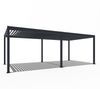 Weide E-Deluxe | elektrische Pergola mit LED | Voll Aluminium | 3,6 x 7,2 M | motorisiertes Lamellendach anthrazit Bild 3
