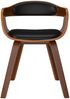 vidaXL Esszimmerstühle 4 Stk. Schwarz Bugholz und Kunstleder [3092383] Bild 4
