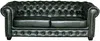 Vente-unique - BRENTON Couchgarnitur Leder Grün - B 96 cm x H 73 cm x L 201 cm160 cm Bild 5
