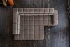 KAWOLA Sofa NELSON Ecksofa Leder dunkelbraun mit Hocker Recamiere links 72 x 216 x 321 cm Bild 5