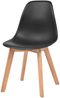 vidaXL Esszimmerstühle 6 Stk. Schwarz Kunststoff [244779] Bild 2