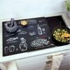 KESPER® Schneide- und Abdeckplatte Herdabdeckplatte, Motiv: Ristorante, ESG-Sicherheitsglas, (1 tlg), zum Schneiden und Abdecken Bild 3