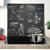 KESPER® Schneide- und Abdeckplatte Herdabdeckplatte, Motiv: Ristorante, ESG-Sicherheitsglas, (1 tlg), zum Schneiden und Abdecken Bild 2