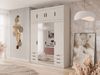 Kleiderschrank Elena 4D6S (Farbe: Sandbeige, mit Schrankaufsatz) Bild 2