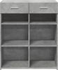 vidaXL Sideboard Betongrau 80x42,5x93 cm Holzwerkstoff 3281479 Bild 4