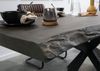 Baumtisch Mango 180x90x77 grau lackiert / Kreuzgestell anthrazit matt FREEFORM 5 Bild 5
