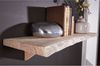 Wandregal Akazie 120x30x18 Natural Stone lackiert FREEFORM #139 Bild 3