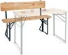 Stagecaptain Sitzbank "Hirschgarten" Bierzeltbank mit Lehne 119 cm (4-St), Gartensitzbank, Campingbank, Gartenbank zusammenklappbar Bild 3