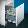 Naber 8012317 Abfallsammler Cox® Base 360 S/600-4 mit Biodeckel, hellgrau / 60 cm Schrankbreite Bild 3