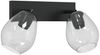 vidaXL Deckenstrahler Schwarz 33 x 13 x 26 cm Glas und Metall 42001219 Bild 5