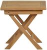MiaMöbel Teak Beistelltisch/Klapptisch 50cm Massivholz Teak Modern Bild 2