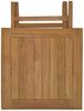 MiaMöbel Teak Beistelltisch/Klapptisch 50cm Massivholz Teak Modern Bild 4