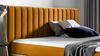 99rooms Arizona Boxspringbett 140x200 cm Velours MONOLITH Gelb Bild 2
